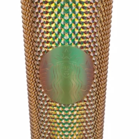 Walt Disney World 50th Anniversary Geometric Starbucks with Gold Straw - Picture 4 of 6